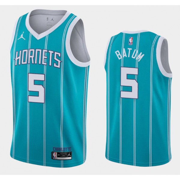 Charlotte Hornets Trikot Nicolas Batum 5 2020-2021 Jordan Brand Icon Edition Swingman - Herren